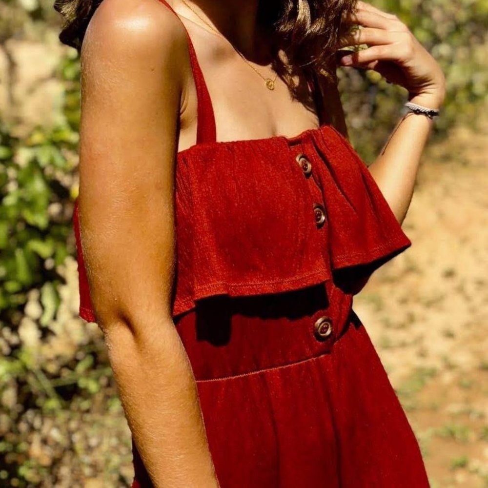 Red/Orange Jumpsuit